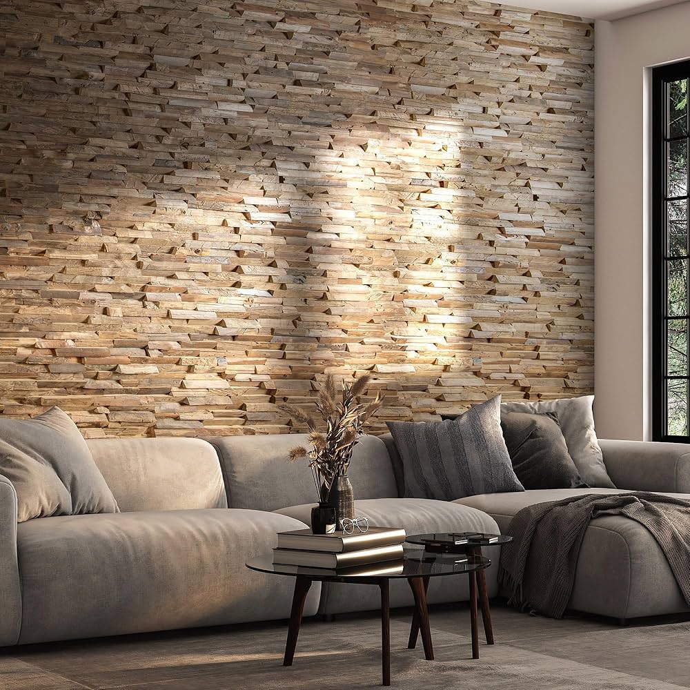 recycled natural wood panel
