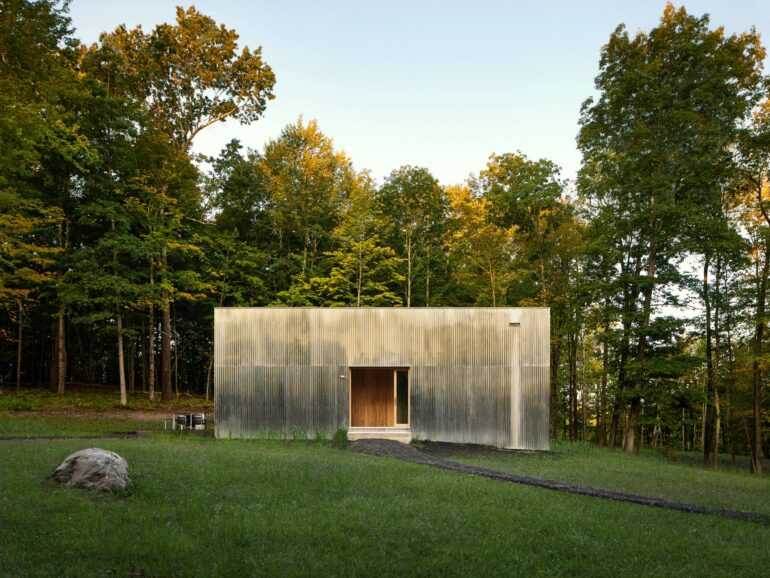 reflective aluminum sheet house