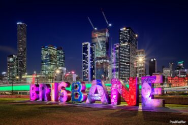 Sydney Melbourne Brisbane skyline