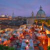 terrasse rooftop Rome vue