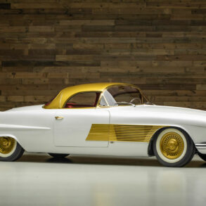 1953 gold Cadillac car