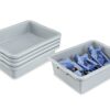 airport security plastic bin