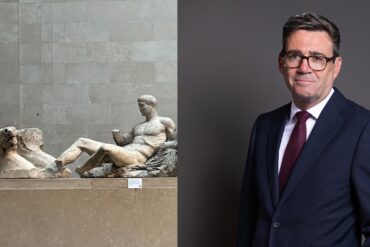 Andy Burnham Parthenon Marbles