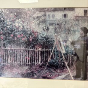 artist painting patient hospital