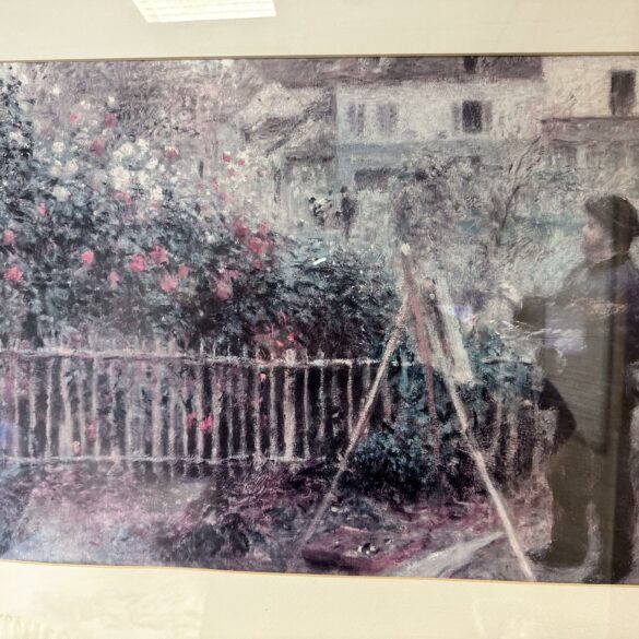 artist painting patient hospital