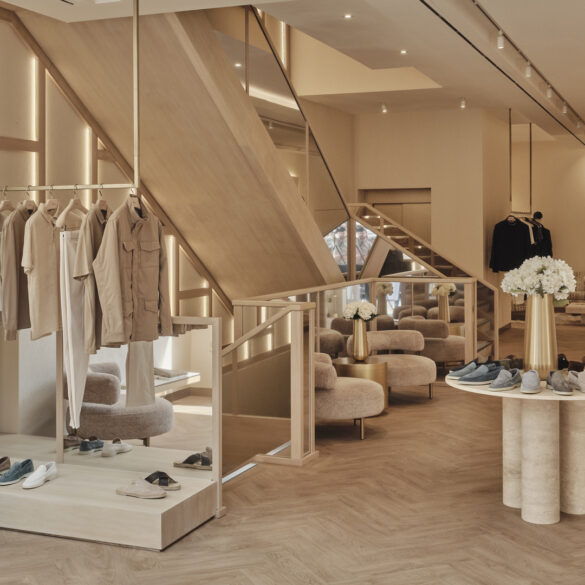 Aurelien flagship store interior Knightsbridge London
