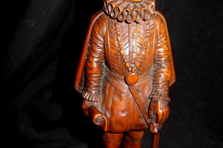 boxwood Renaissance sculpture statuette