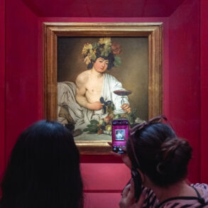 Caravaggio painting Uffizi flood