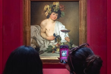 Caravaggio painting Uffizi flood