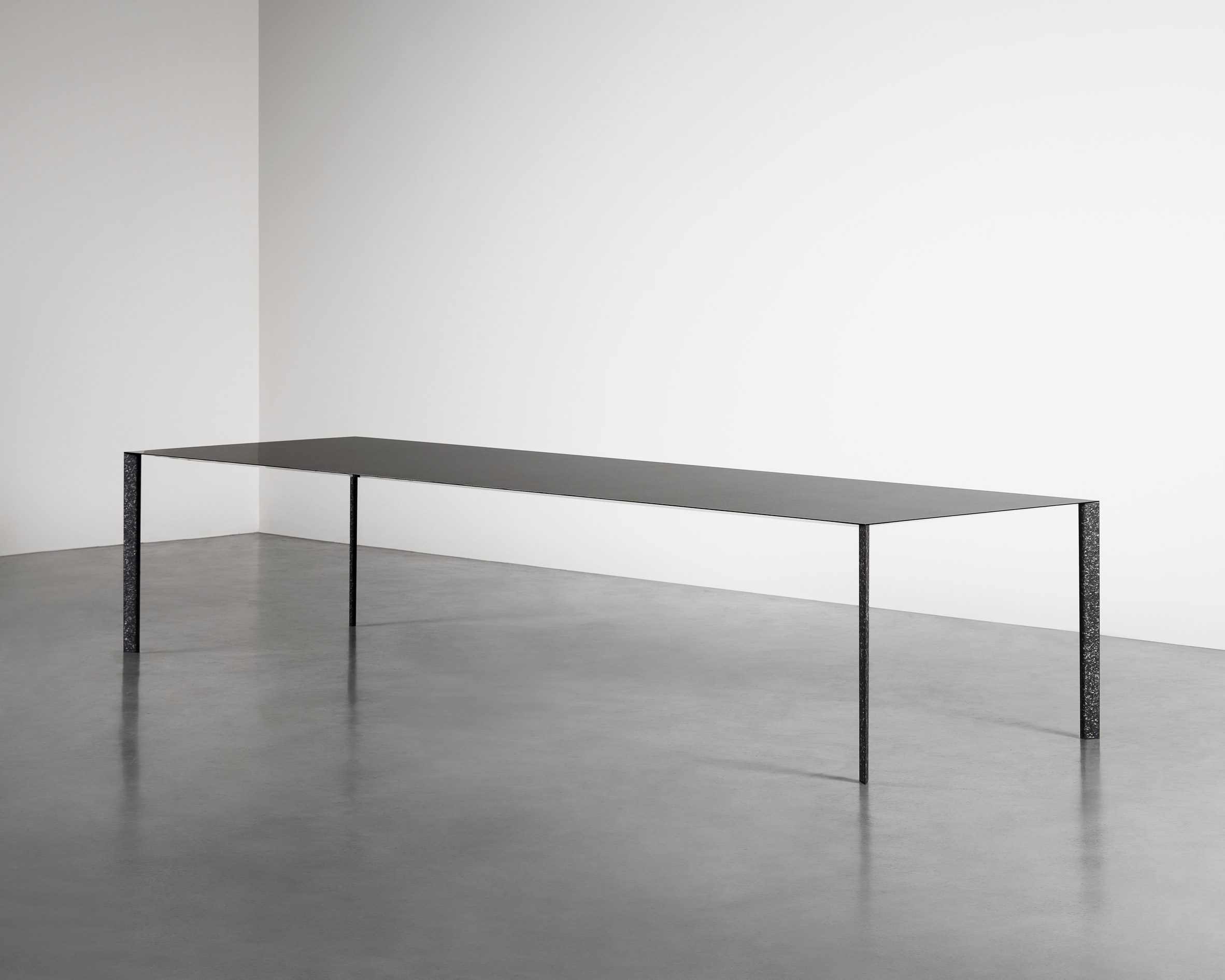 carbon fiber sculptural dining table