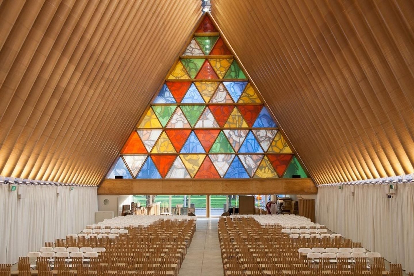 Christchurch Cardboard Cathedral interior