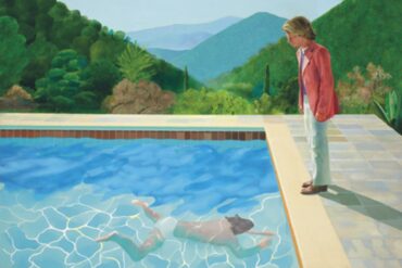 David Hockney pool painting
