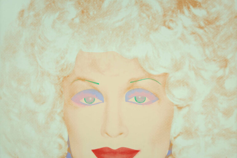 Dolly Parton Warhol portrait