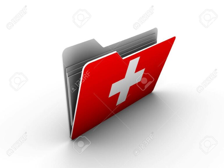 dossier banque drapeau suisse