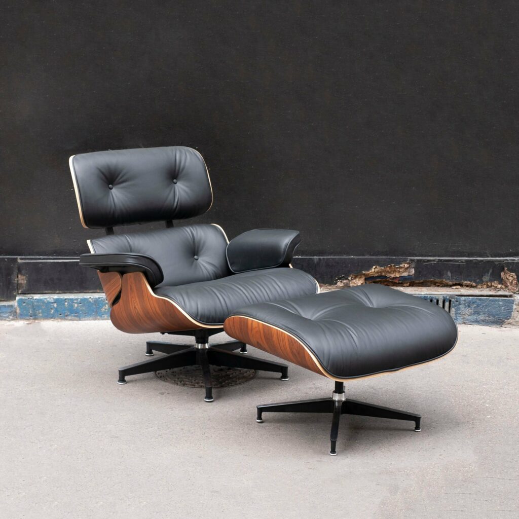 Eames lounge chair Herman Miller mid century modern