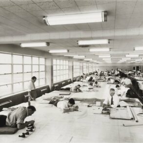 industrial aircraft factory loft
