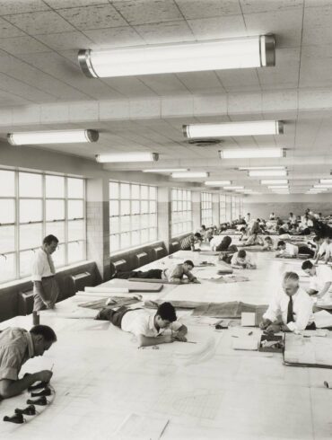 industrial aircraft factory loft