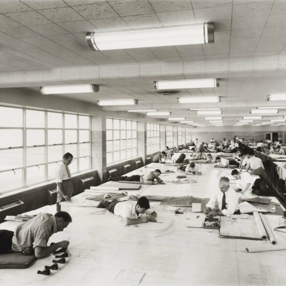 industrial aircraft factory loft