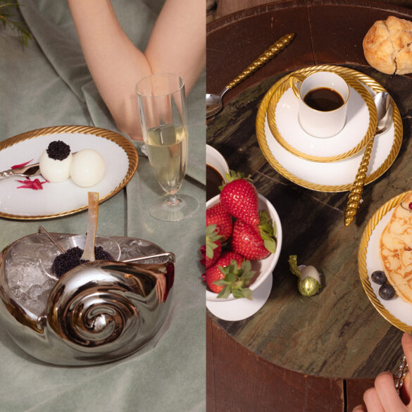 L'Objet Jessica McCormack tableware caviar dish