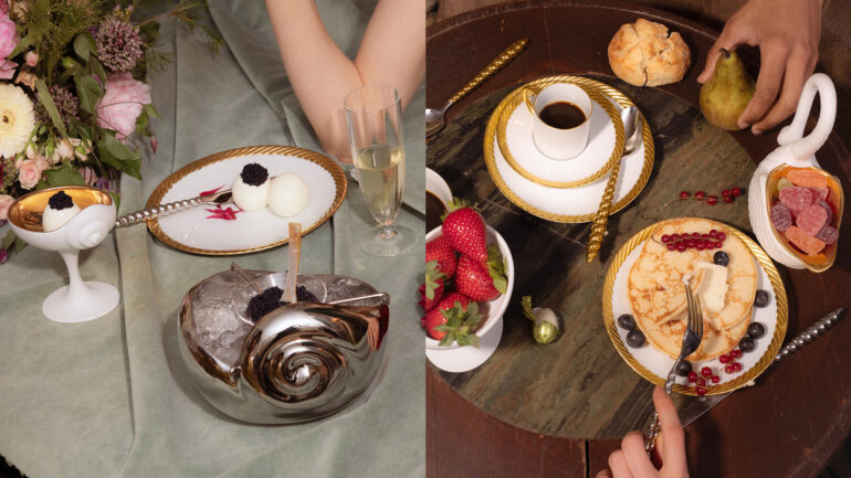 L'Objet Jessica McCormack tableware caviar dish