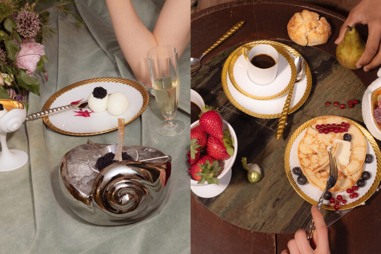 L'Objet Jessica McCormack tableware caviar dish