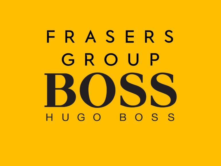 Logo Hugo Boss Frasers Group