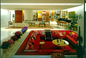 Miller House conversation pit Eero Saarinen
