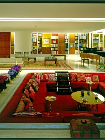 Miller House conversation pit Eero Saarinen