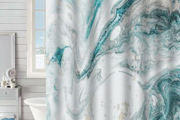 modern bathroom shower curtain
