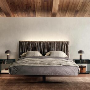 modern designer metal bed