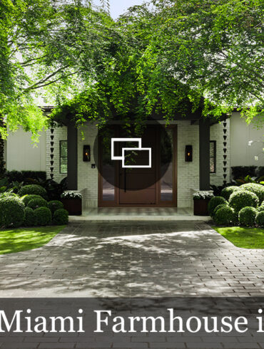 modern farmhouse mansion Miami