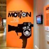 museum exhibition video screen