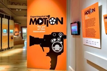 museum exhibition video screen
