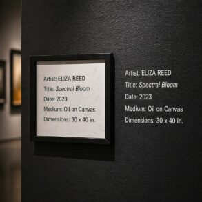 museum exhibition wall labels