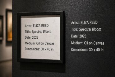 museum exhibition wall labels