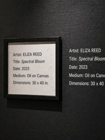 museum exhibition wall labels