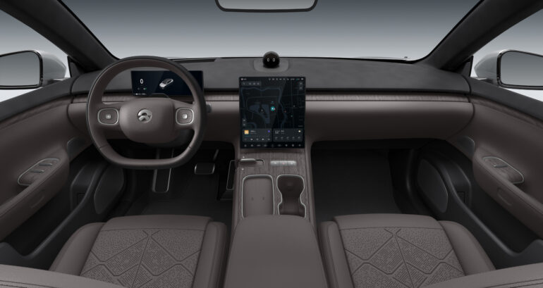 Nio ET7 luxury electric car interior