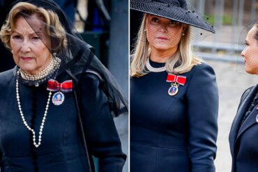 Norway royal mourning veil