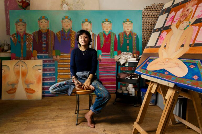 Pem Lham artist Bhutan