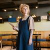 restaurant branding uniforms lighting