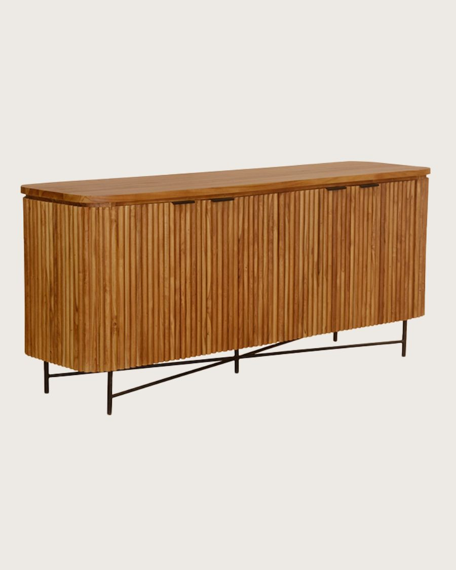 teak wood mid-century modern sideboard