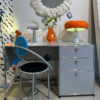 USM Haller chrome steel modular furniture