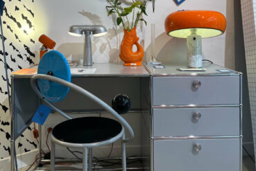 USM Haller chrome steel modular furniture