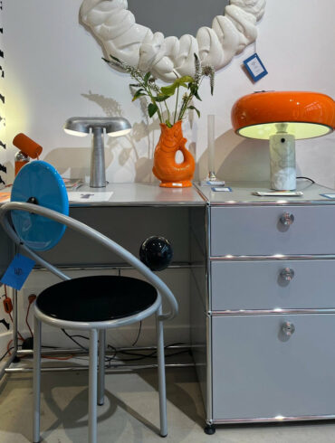 USM Haller chrome steel modular furniture