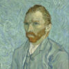 Van Gogh self portrait painting