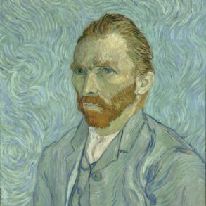 Van Gogh self portrait painting