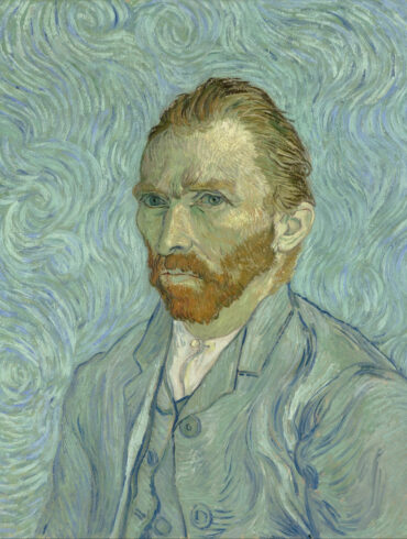 Van Gogh self portrait painting