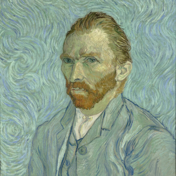 Van Gogh self portrait painting