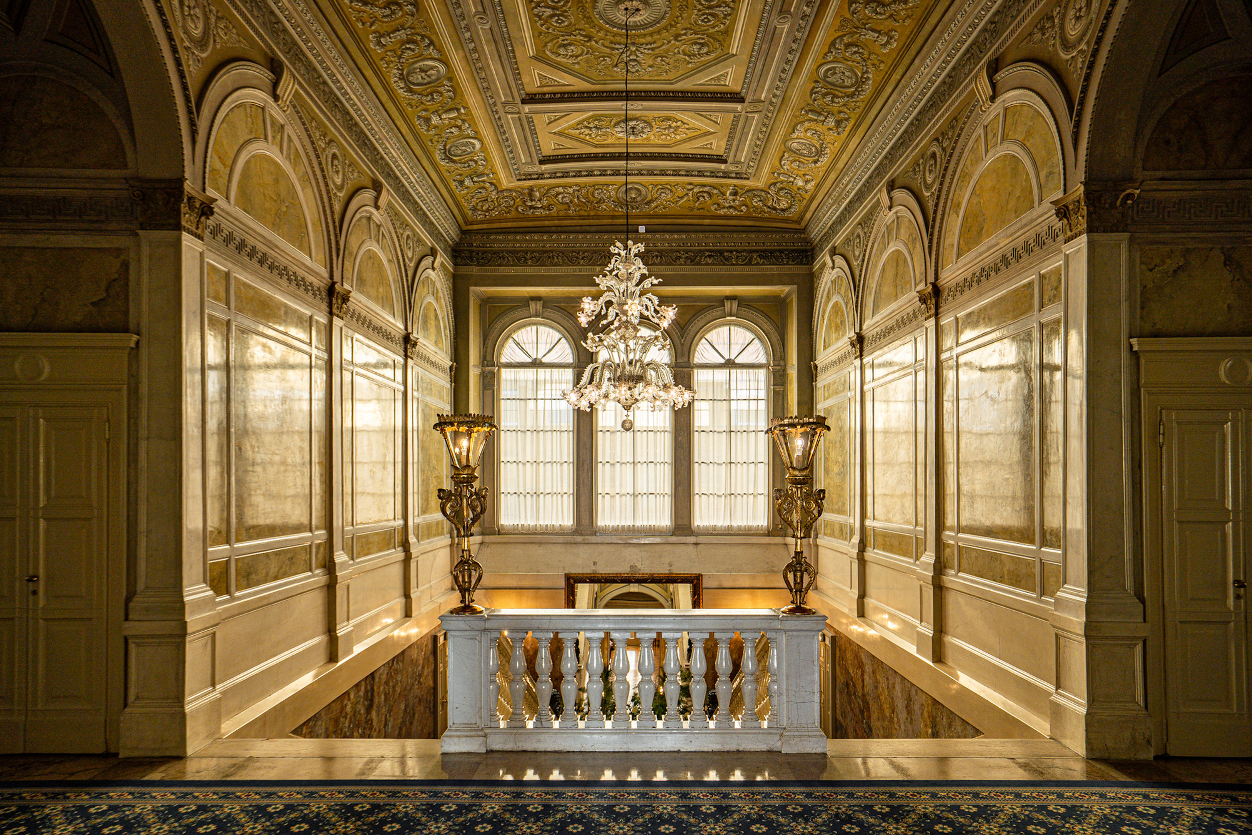 19th century grand hotel glass winter garden