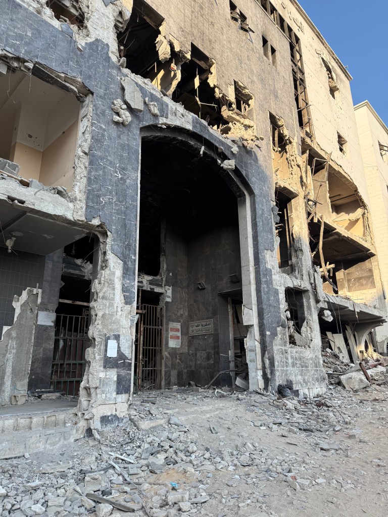 Al-Shifa Hospital Gaza ruins art 2026